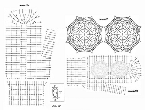 Knit palčiaky s pletacími ihlou - len začiatočník