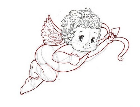 Ako nakresliť Cupid