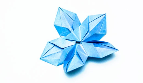 Ako urobiť origami kvet s vlastnými rukami