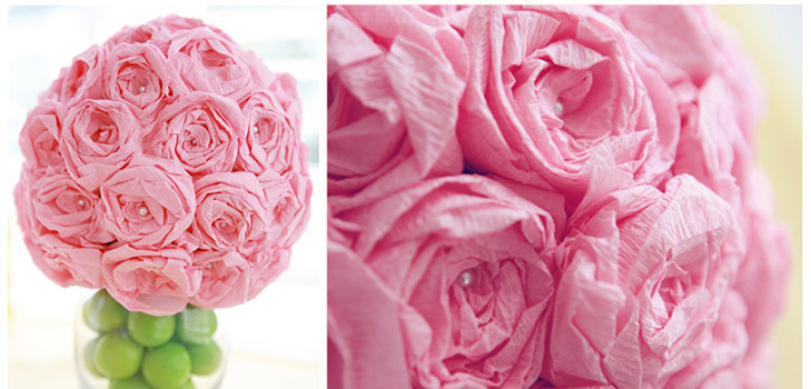 Rose z utierky s vlastnými rukami