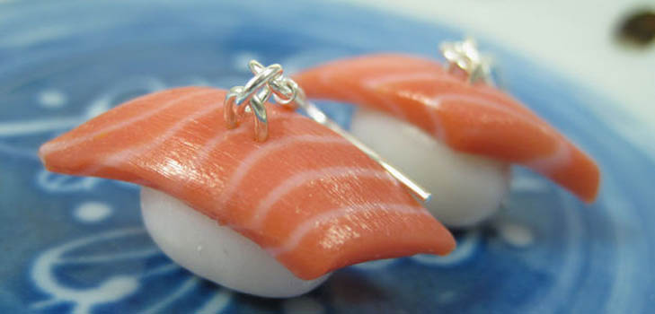 Ako vyrobiť náušnice-sushi z polymérov hliny