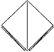 Klasický žeriav origami