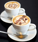Latte art - maľovanie kávy Latte art - maľovanie kávy