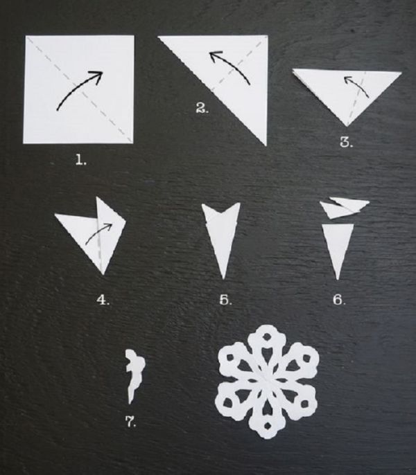 Krásne snehové vločky na Nový rok roku 2017 s vlastnými rukami papierových diagramov a fotografií v etapách. Majstrovské kurzy pre deti na veľkých snehových vločkách v origami technike Krásne snehové vločky na Nový rok roku 2017 s vlastnými rukami papierových diagramov a fotografií v etapách. Majstrovské kurzy pre deti na veľkých snehových vločkách v origami technike
