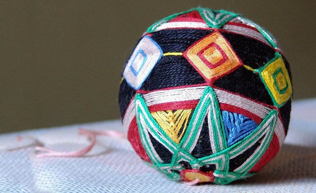 Temari: loptičky Temari: loptičky