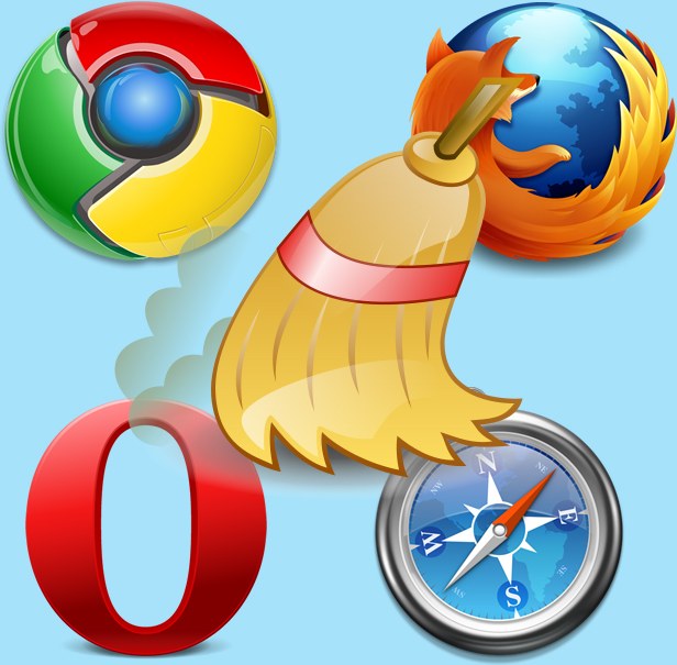 Ako vyčistiť vyrovnávaciu pamäť v prehliadači (Opera, Mozilla Firefox, Google Chrome, Internet Explorer)