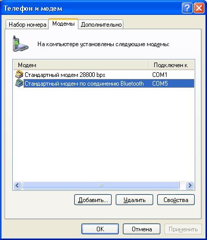 výber spojenia