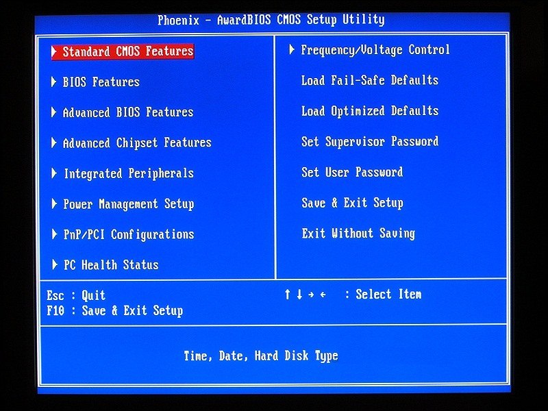 bios okno