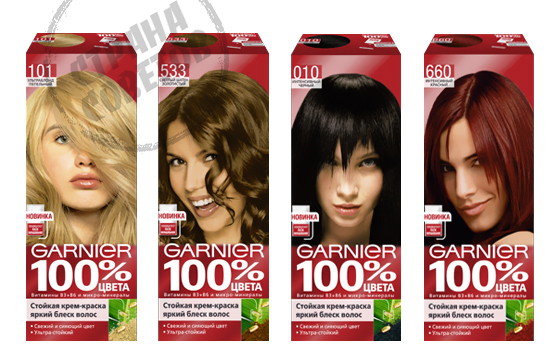 Garnier 100% Farby na farbenie vlasov