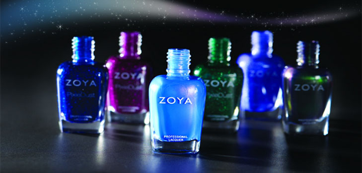 Glitter drahokamov v slávnostnej zbierke lakov Zoya Enchanted 2016-2017