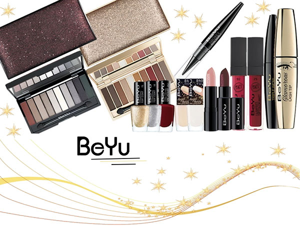 Buďte oslniví: vianočná kolekcia BeYu Sparkling makeup