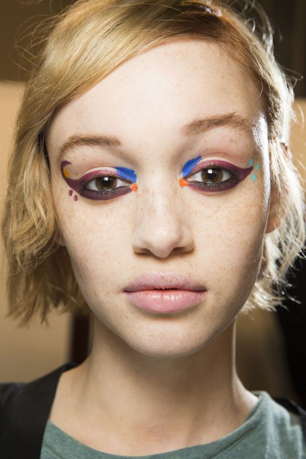 Grafický make-up - zimný trend 2016-2017