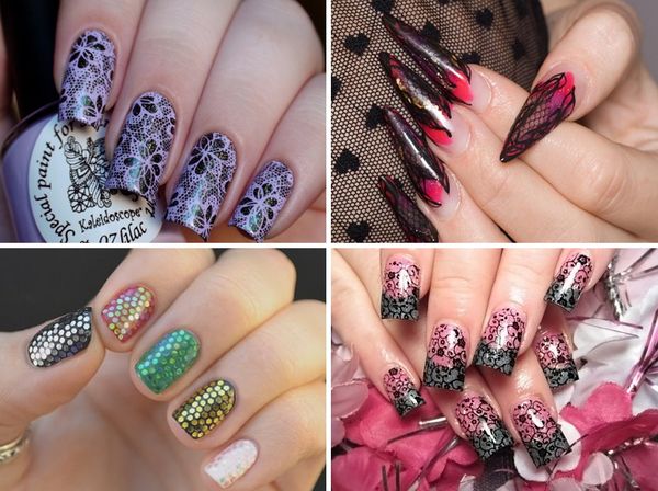 Lace Nail Art: romantický trend v manikúre