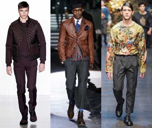 Módne pánske oblečenie v zime 2014: fotky módnych trendov v pánskom oblečení