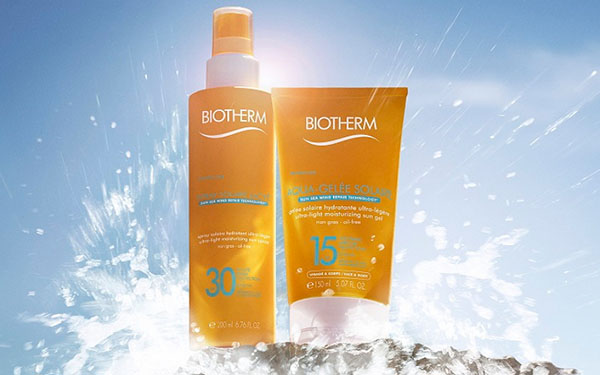 Biotherm Aqua-Gelée Solaire plážová linka na zamatovú kožu