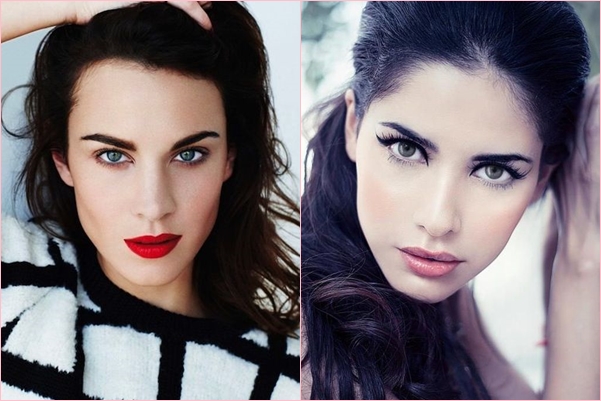 Romantický make-up na deň 14. februára pre modré, zelené a hnedé oči
