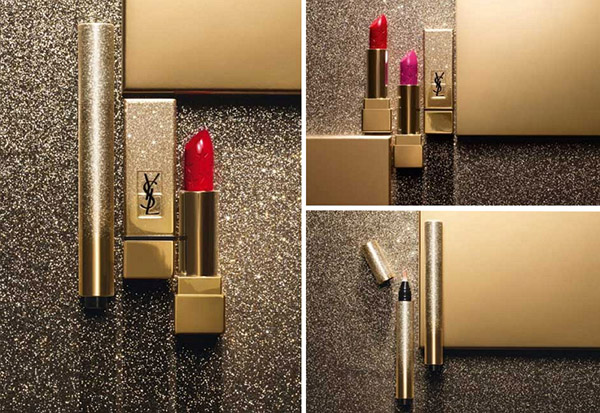 Glittering Dream: kolekcia make-upu YSL Sparkle Clash Christmas 2016-2017