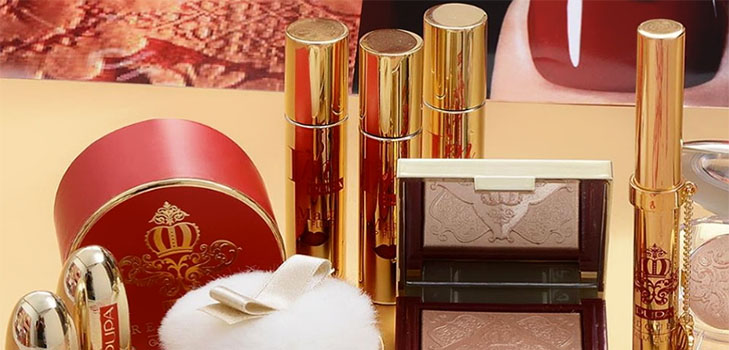 Triumf kráľovnej: dekoratívna zbierka Pupa Red Queen Holiday 2016-17