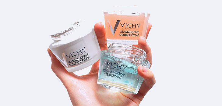 Trojitý efekt: minerálna maska ​​Vichy