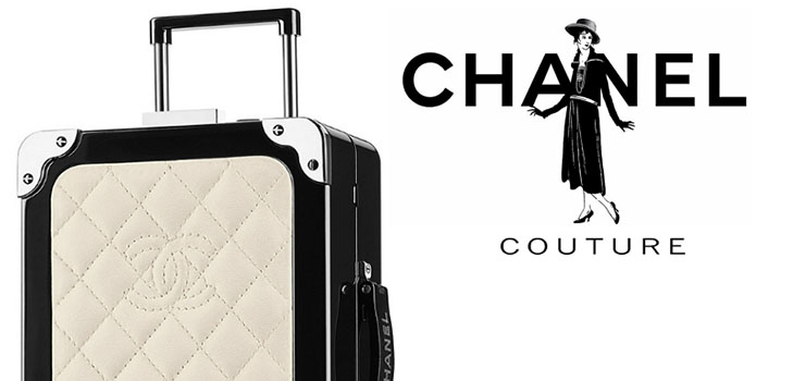Cestná komunikácia: kufor-kufor vozík Minaudiere od Chanel