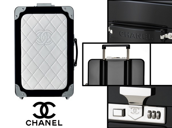 Cestná komunikácia: kufor-kufor vozík Minaudiere od Chanel
