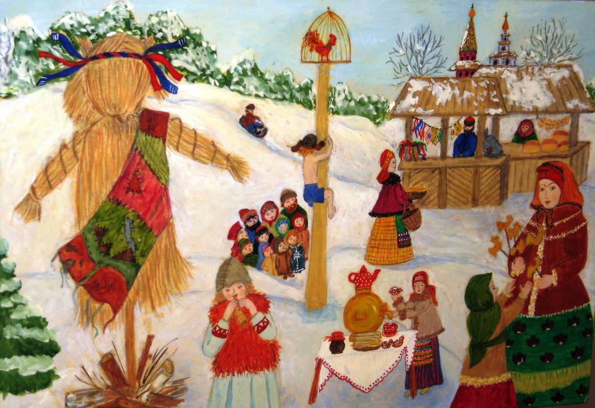 Ako nakresliť Shrovetide? Nakreslite si s deťmi jarnú dovolenku