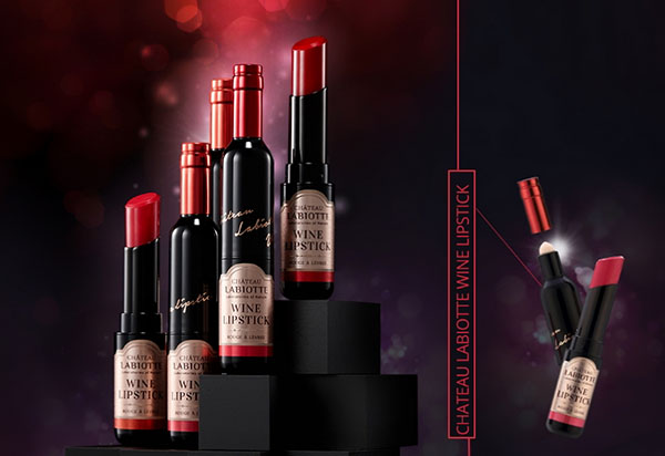 Kozmetika v pohári: kolekcia vína make-upu Chateau Labiotte