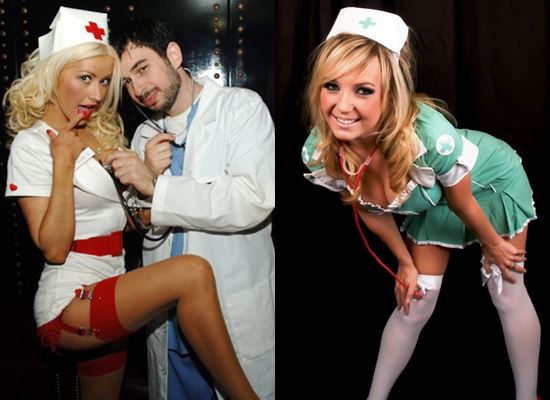 Nurse kostým na Halloween s vlastnými rukami: fotografia, ako nakresliť