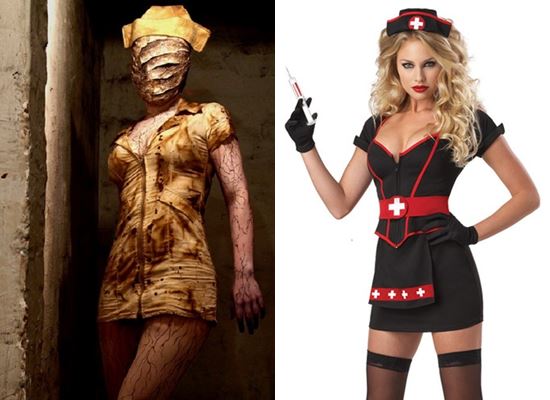 Nurse kostým na Halloween s vlastnými rukami: fotografia, ako nakresliť