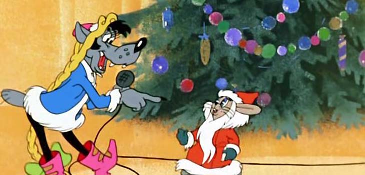 Najlepšie staré sovietske karikatúry o novom roku, zoznam karikatúr