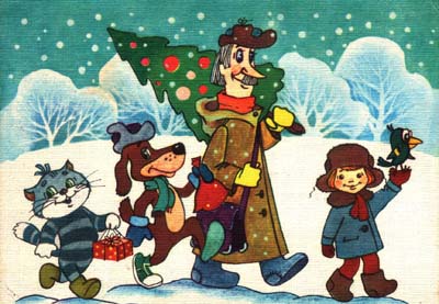 Najlepšie staré sovietske karikatúry o novom roku, zoznam karikatúr