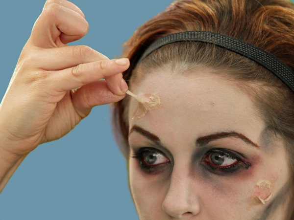 Scary makeup pre Halloween s vlastnými rukami pre dievčatá a dievčatá
