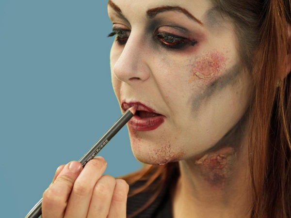 Scary makeup pre Halloween s vlastnými rukami pre dievčatá a dievčatá