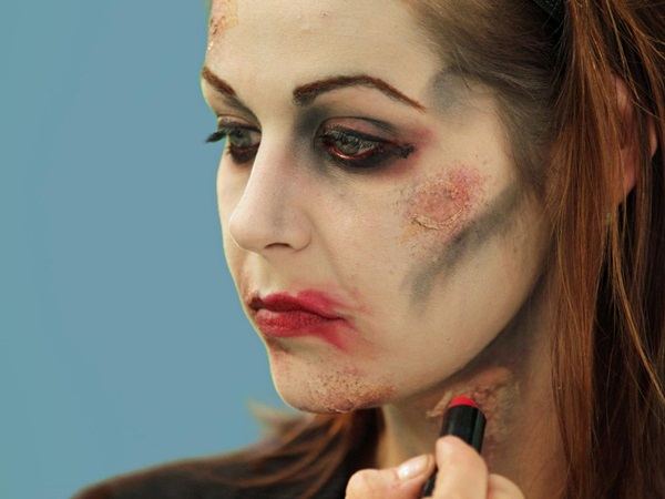 Scary makeup pre Halloween s vlastnými rukami pre dievčatá a dievčatá