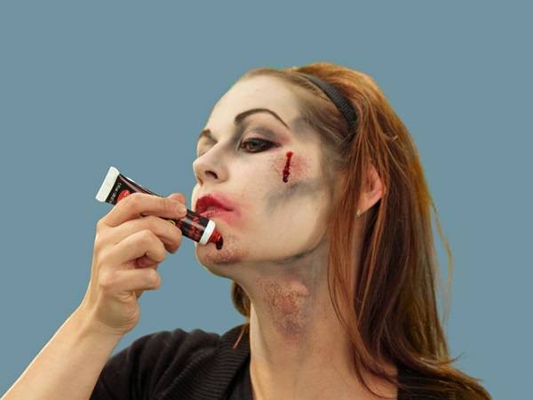 Scary makeup pre Halloween s vlastnými rukami pre dievčatá a dievčatá