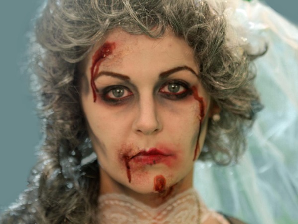 Scary makeup pre Halloween s vlastnými rukami pre dievčatá a dievčatá