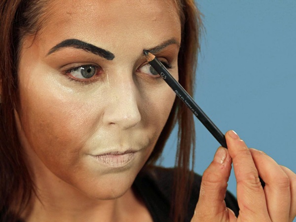 Scary makeup pre Halloween s vlastnými rukami pre dievčatá a dievčatá