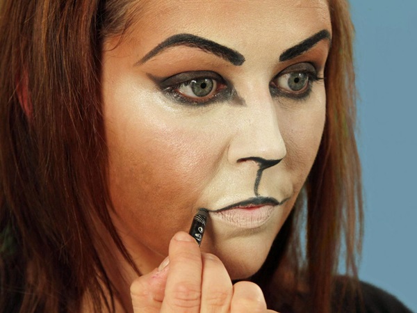 Scary makeup pre Halloween s vlastnými rukami pre dievčatá a dievčatá