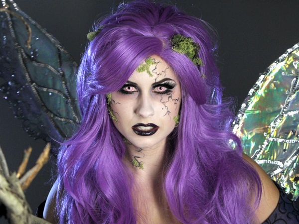 Scary makeup pre Halloween s vlastnými rukami pre dievčatá a dievčatá