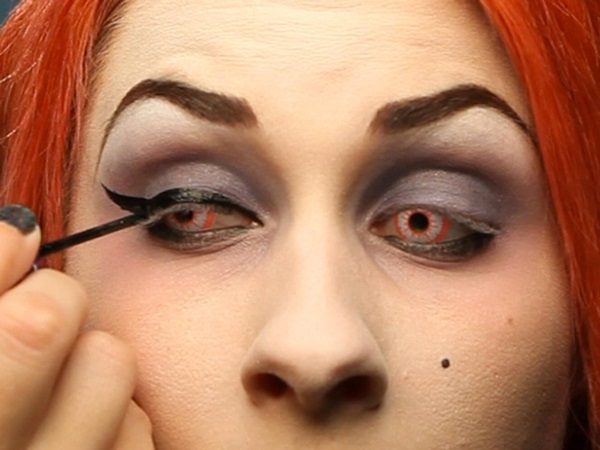Scary makeup pre Halloween s vlastnými rukami pre dievčatá a dievčatá