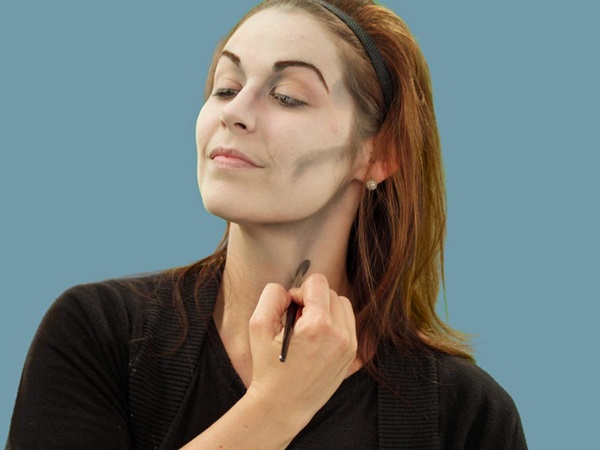 Scary makeup pre Halloween s vlastnými rukami pre dievčatá a dievčatá