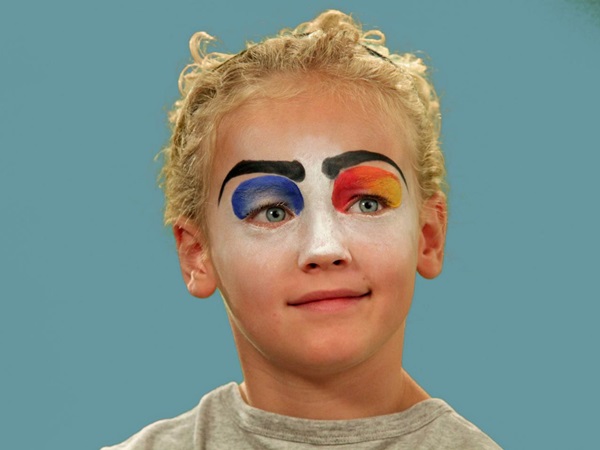 Scary makeup pre Halloween s vlastnými rukami pre dievčatá a dievčatá