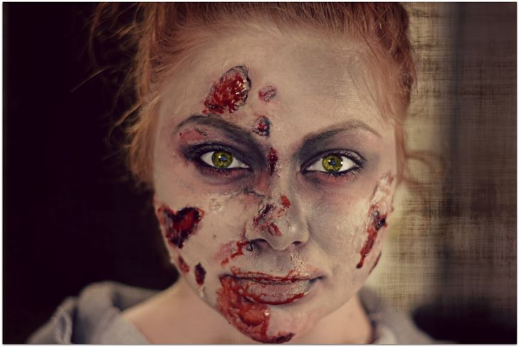 Zombie človeka pre Halloween: fotografie, video, ako si vyrobiť vlastné ruky