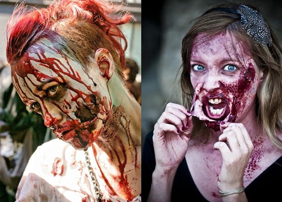 Zombie človeka pre Halloween: fotografie, video, ako si vyrobiť vlastné ruky