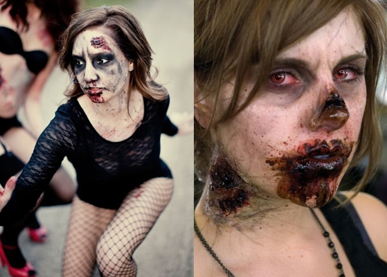 Zombie človeka pre Halloween: fotografie, video, ako si vyrobiť vlastné ruky