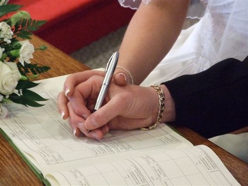 Registrácia manželstva v matrike