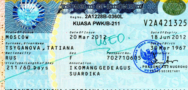 Vízum pre Bali pre Rusov: Potrebujete to?
