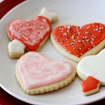 Cookies na deň svätého Valentína