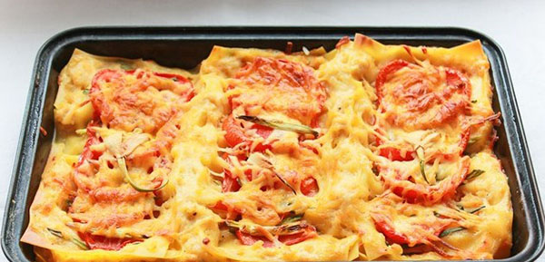 Ako variť lahodná vegetariánska lasagna: recept na pokrmy od IKFA