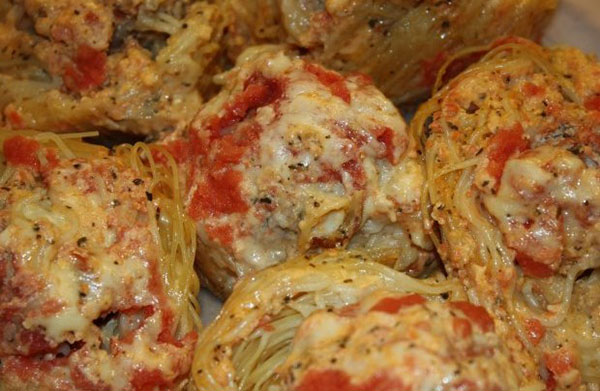 Recept na chutné hniezda z MACFFA s mletým mäsom a paradajkami